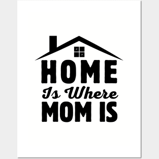 Home Is Where Mom Is Mothers Day Gift Ideas Posters and Art